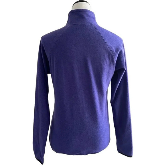 Calvin Klein Full Zip Fleece Jacket Small Purple Pockets Running Lightweight - Picture 3 of 6